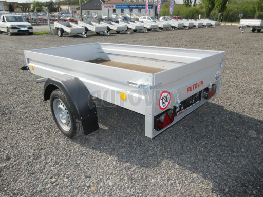 Celoplechový zinkovaný nákladní přívěs HD 28 2,27x1,25/0,30 č.4