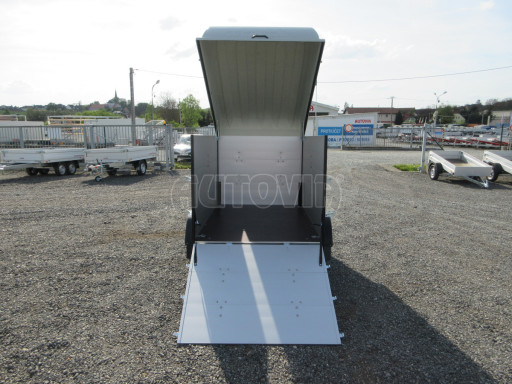 PROFI hliníkový přívěs s nástavbami a víkem ZV 7 ALU N1 2,06x1,25/1,20