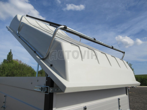 PROFI hliníkový přívěs s nástavbami a víkem ZV 7 ALU N1 2,06x1,25/1,20
