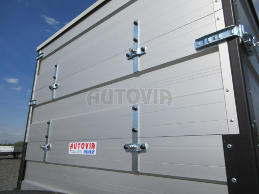 PROFI hliníkový přívěs s nástavbami a víkem ZV 7 ALU N1 2,06x1,25/1,20