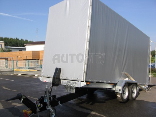 Univerzální hydraulicky sklopný přepravník VA 6,0T 6,20x1,90/2,70 č.1