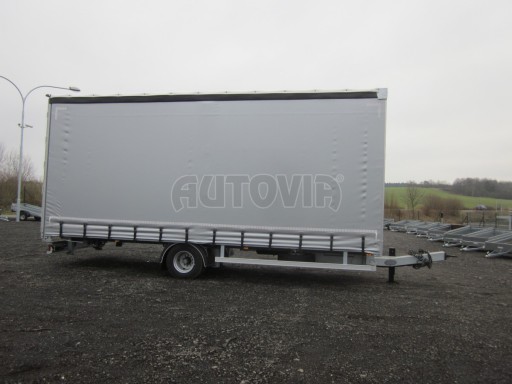 Vzduchem brzděný přívěs s plachtou AVG 10T B1 7,40x2,48/2,80 č.2