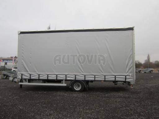 Vzduchem brzděný přívěs s plachtou AVG 10T B1 7,40x2,48/2,80 č.6