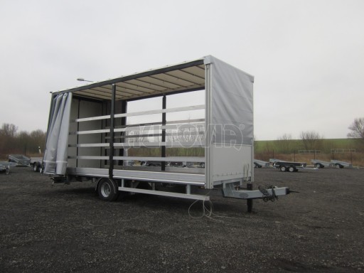 Vzduchem brzděný přívěs s plachtou AVG 10T B1 7,40x2,48/2,80 č.9