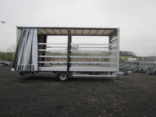 Vzduchem brzděný přívěs s plachtou AVG 10T B1 7,40x2,48/2,80 č.10