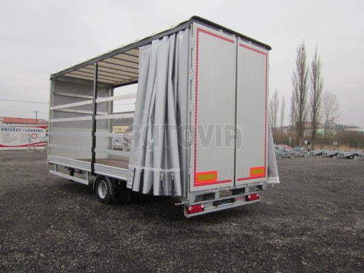 Vzduchem brzděný přívěs s plachtou AVG 10T B1 7,40x2,48/2,80 č.11