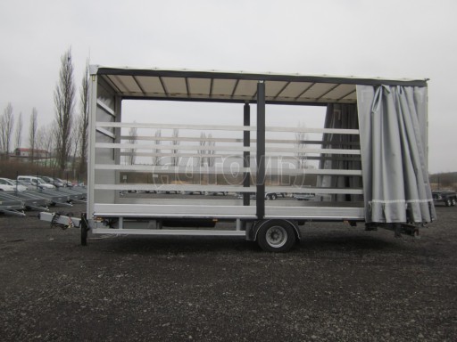 Vzduchem brzděný přívěs s plachtou AVG 10T B1 7,40x2,48/2,80 č.12