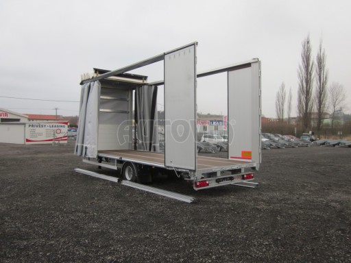 Vzduchem brzděný přívěs s plachtou AVG 10T B1 7,40x2,48/2,80 č.15