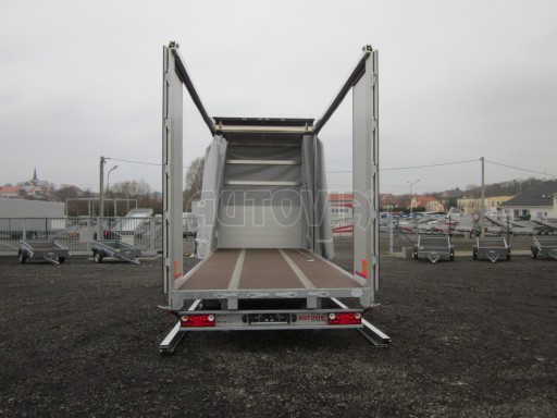 Vzduchem brzděný přívěs s plachtou AVG 10T B1 7,40x2,48/2,80 č.17