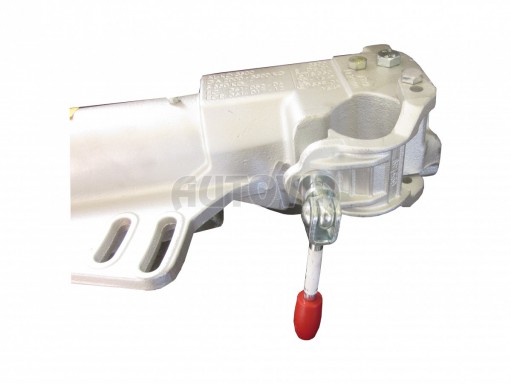 Třmen k držáku opěrného kolečka 48/60 mm k nájezdové brzdě AL-KO 3000V/3500V Profi č.2