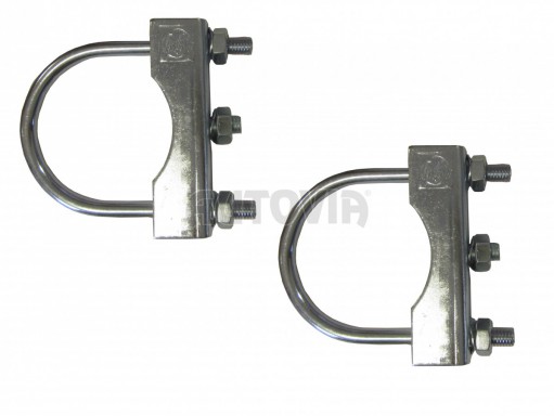 Držák KBF/60 klemy opěrného kolečka na oj pr. 60 mm č.2