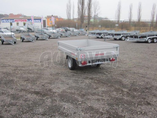 Vlek za auto - ZV 22 1,3T B1 2,55x1,50/0,35 rohové sloupky** č.5