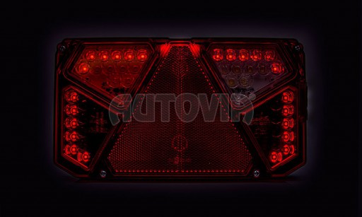 Svítilna WAS W125DEL Exclusive sdružená LED 12-24V, L-BL/BR/KO/ML/RZ č.4