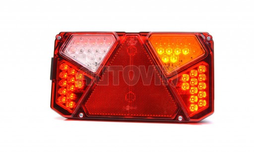 Svítilna WAS W125DEP Exclusive sdružená LED 12-24V, P-BL/BR/KO/CO/RZ č.1