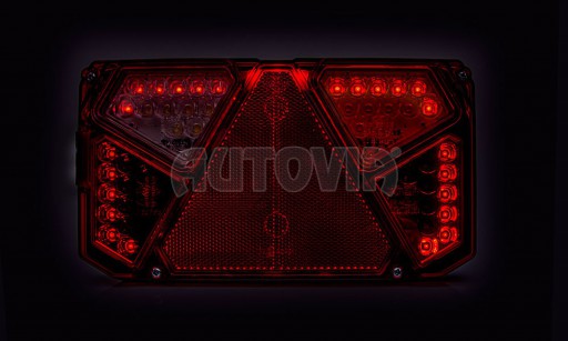Svítilna WAS W125DEP Exclusive sdružená LED 12-24V, P-BL/BR/KO/CO/RZ č.5