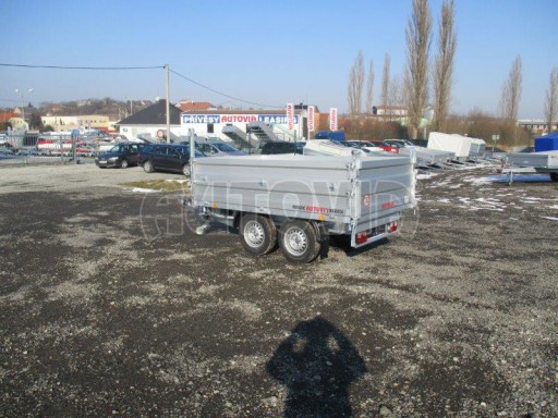 Třístranný sklápěč VER 3SKS 2,7T 2,65x1,55/0,60 ruč nástavba č.7