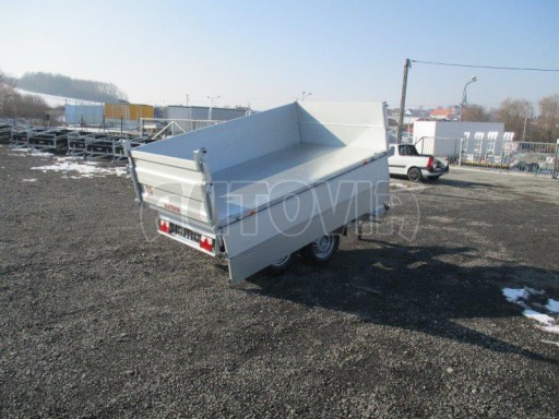 Třístranný sklápěč VER 3SKS 2,7T 2,65x1,55/0,60 ruč nástavba č.26