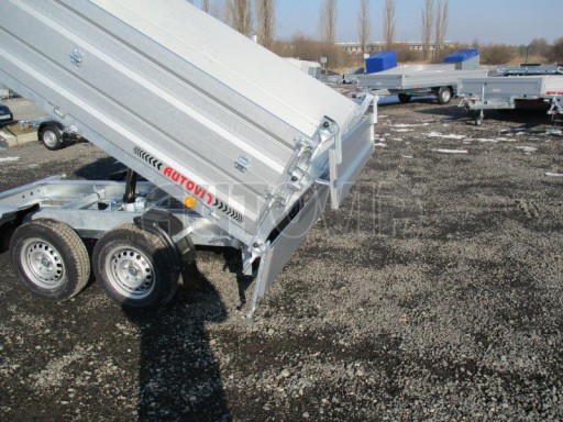 Třístranný sklápěč VER 3SKS 2,7T 2,65x1,55/0,60 ruč nástavba č.28