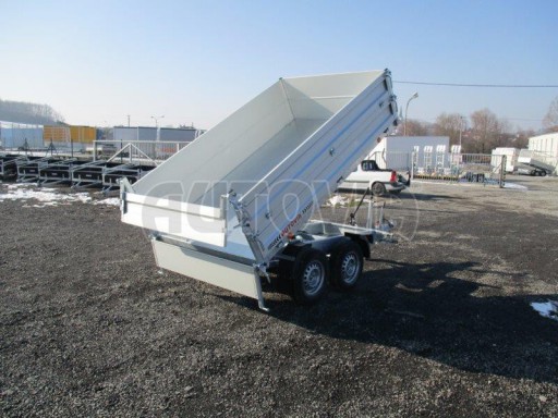 Třístranný sklápěč VER 3SKS 2,7T 2,65x1,55/0,60 ruč nástavba č.1