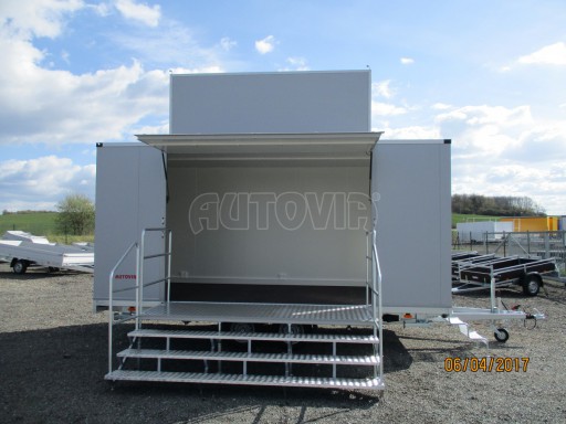 Prodejní stánek stříbrný VA 2,7T 5,09x2,38/2,30 č.2