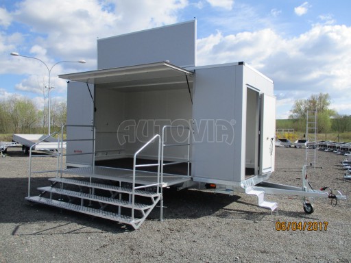 Prodejní stánek stříbrný VA 2,7T 5,09x2,38/2,30 č.1