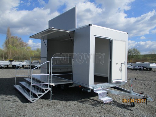 Prodejní stánek stříbrný VA 2,7T 5,09x2,38/2,30 č.3