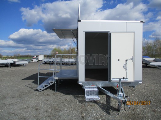 Prodejní stánek stříbrný VA 2,7T 5,09x2,38/2,30 č.4