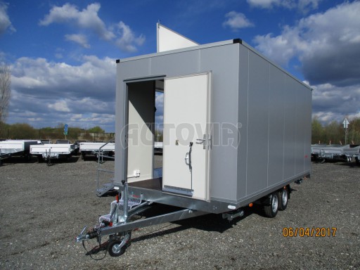 Prodejní stánek stříbrný VA 2,7T 5,09x2,38/2,30 č.5