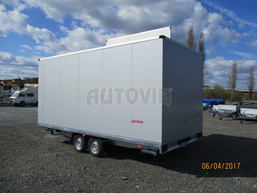 Prodejní stánek stříbrný VA 2,7T 5,09x2,38/2,30 č.7