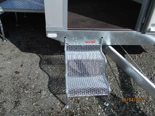 Prodejní stánek stříbrný VA 2,7T 5,09x2,38/2,30 č.14