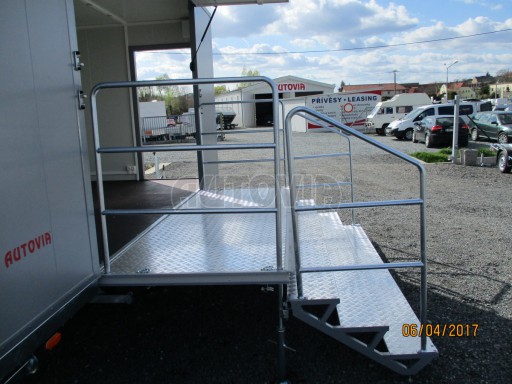 Prodejní stánek stříbrný VA 2,7T 5,09x2,38/2,30 č.21