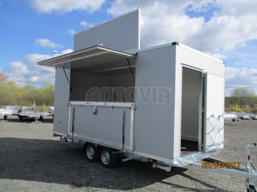 Prodejní stánek stříbrný VA 2,7T 5,09x2,38/2,30 č.24