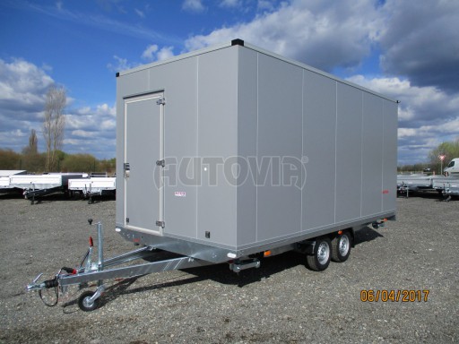 Prodejní stánek stříbrný VA 2,7T 5,09x2,38/2,30 č.27