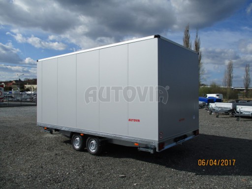 Prodejní stánek stříbrný VA 2,7T 5,09x2,38/2,30 č.29