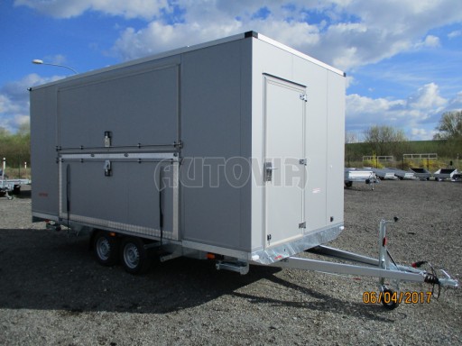 Prodejní stánek stříbrný VA 2,7T 5,09x2,38/2,30 č.34