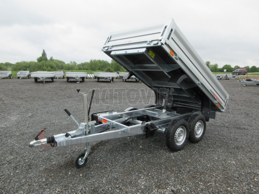 Sklápěcí přívěs KA 2,7T 2,60x1,52/0,35 ruč, BOX č.1