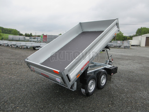 Sklápěcí přívěs KA 2,7T 2,60x1,52/0,35 ruč, BOX č.6