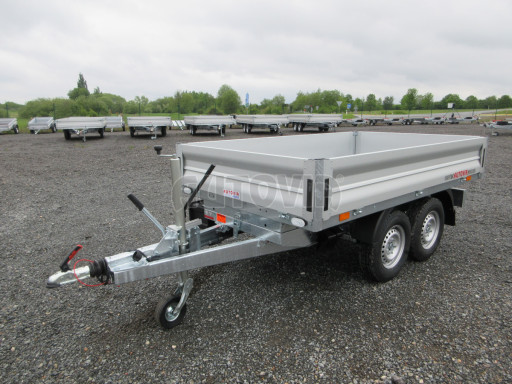 Sklápěcí přívěs KA 2,7T 2,60x1,52/0,35 ruč, BOX č.15