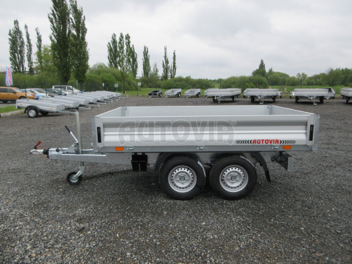 Sklápěcí přívěs KA 2,7T 2,60x1,52/0,35 ruč, BOX č.16