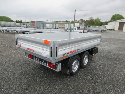 Sklápěcí přívěs KA 2,7T 2,60x1,52/0,35 ruč, BOX č.19