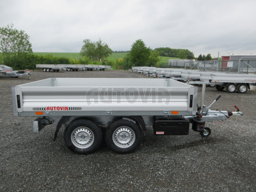 Sklápěcí přívěs KA 2,7T 2,60x1,52/0,35 ruč, BOX č.20