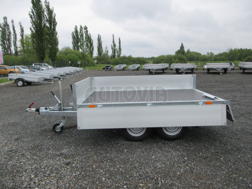 Sklápěcí přívěs KA 2,7T 2,60x1,52/0,35 ruč, BOX č.23