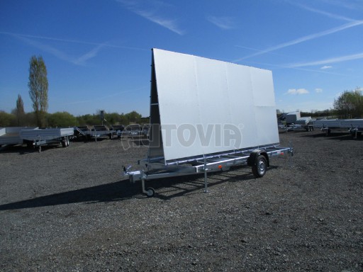 Přívěsný vozík pro umístění reklamy BGS Billboard 5,1 x 2,4m č.1