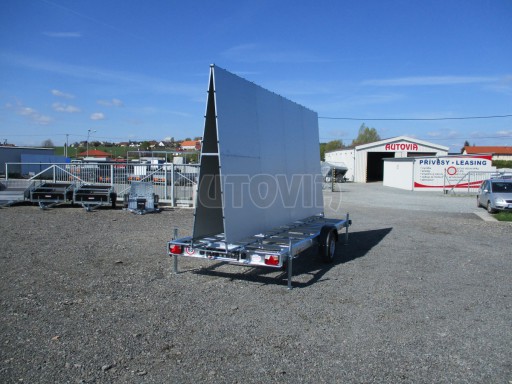 Přívěsný vozík pro umístění reklamy BGS Billboard 5,1 x 2,4m č.5