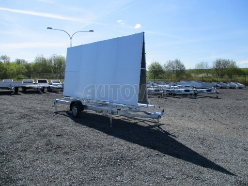 Přívěsný vozík pro umístění reklamy BGS Billboard 5,1 x 2,4m č.7