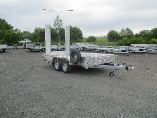 Přívěs pro přepravu UNC 3,5T B2 ALU minibagr 3,60x1,85/0,22