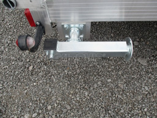 Přívěs pro přepravu UNC 3,5T B2 ALU minibagr 3,60x1,85/0,22