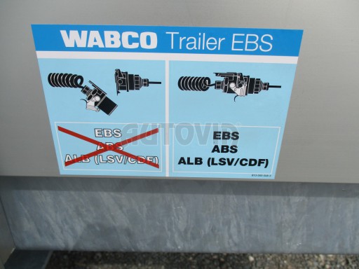 Jednonápravový vzduchem brzděný přívěs AVG B1 10T XL 7,76x2,48/3,06 č.27