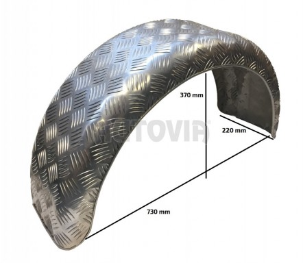 Blatník ALU 14'/220 mm DOMAR č.2