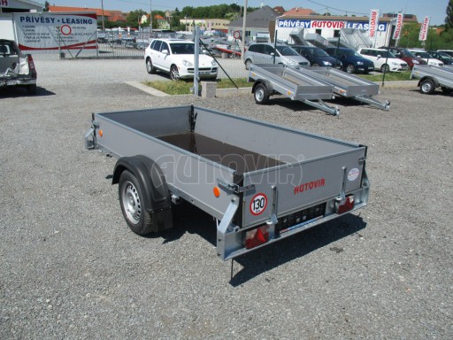 Nebrzděný jednoosý přívěs s odpružením ZV 26 N1 2,50x1,24/0,35 LP odpruž. POČ